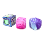 Novelty Stress Cube, Two Tone 7cm